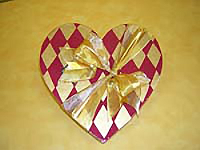 XOX Truffles Harlequin Heart